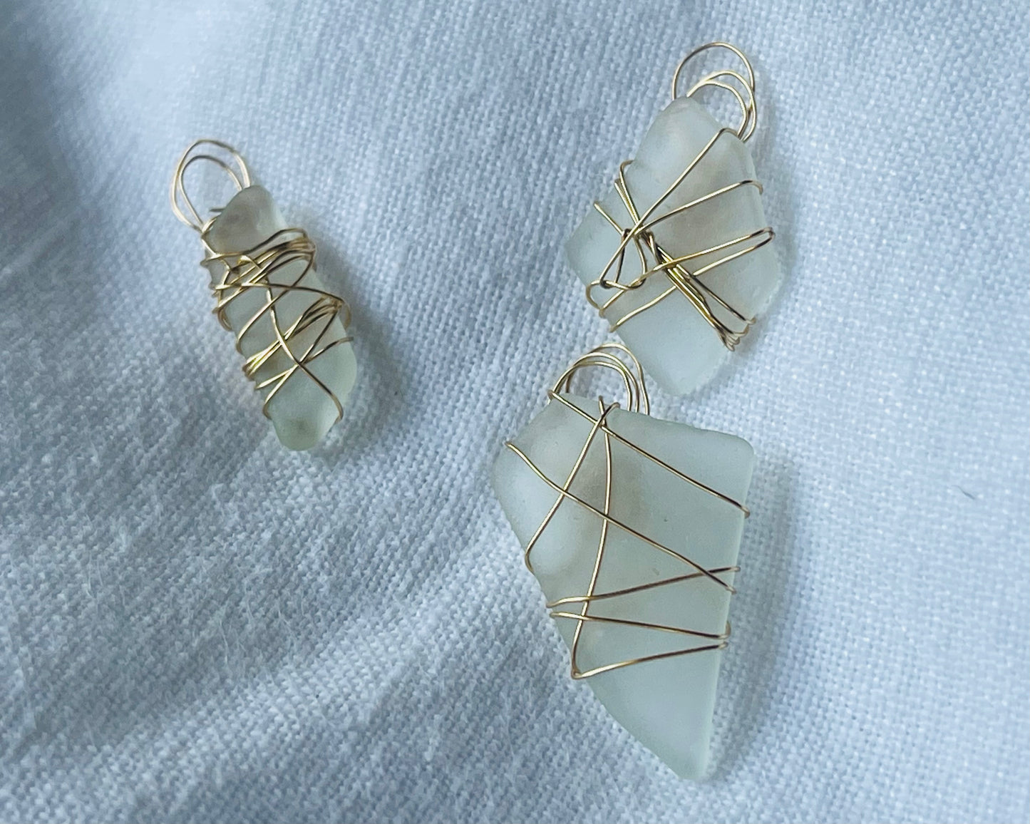 Tranclucent Sea Glass Pendant Set – Stylish and Strong