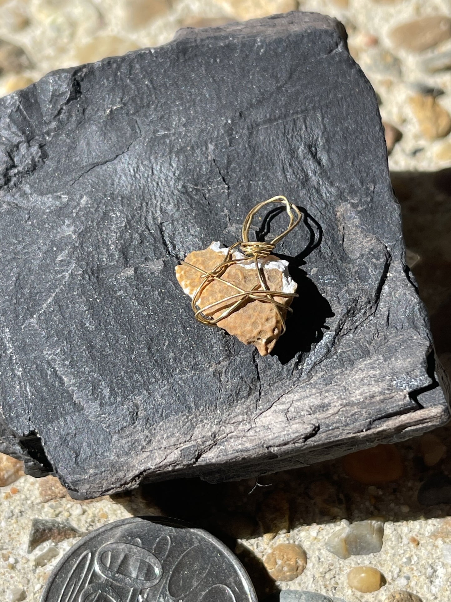 Peachy Sparkle Pendant – A Rare and Vibrant Treasure