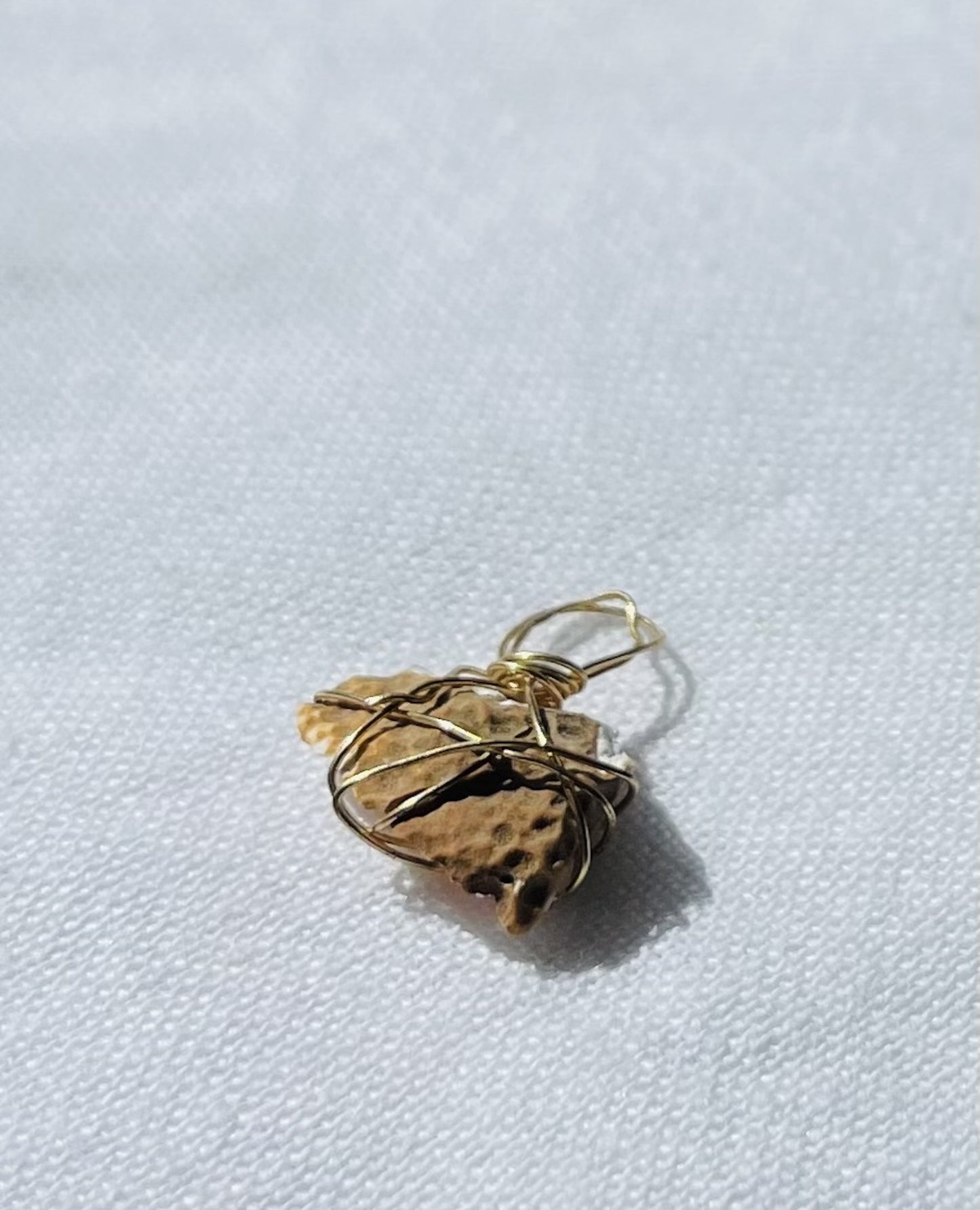 Peachy Sparkle Pendant – A Rare and Vibrant Treasure