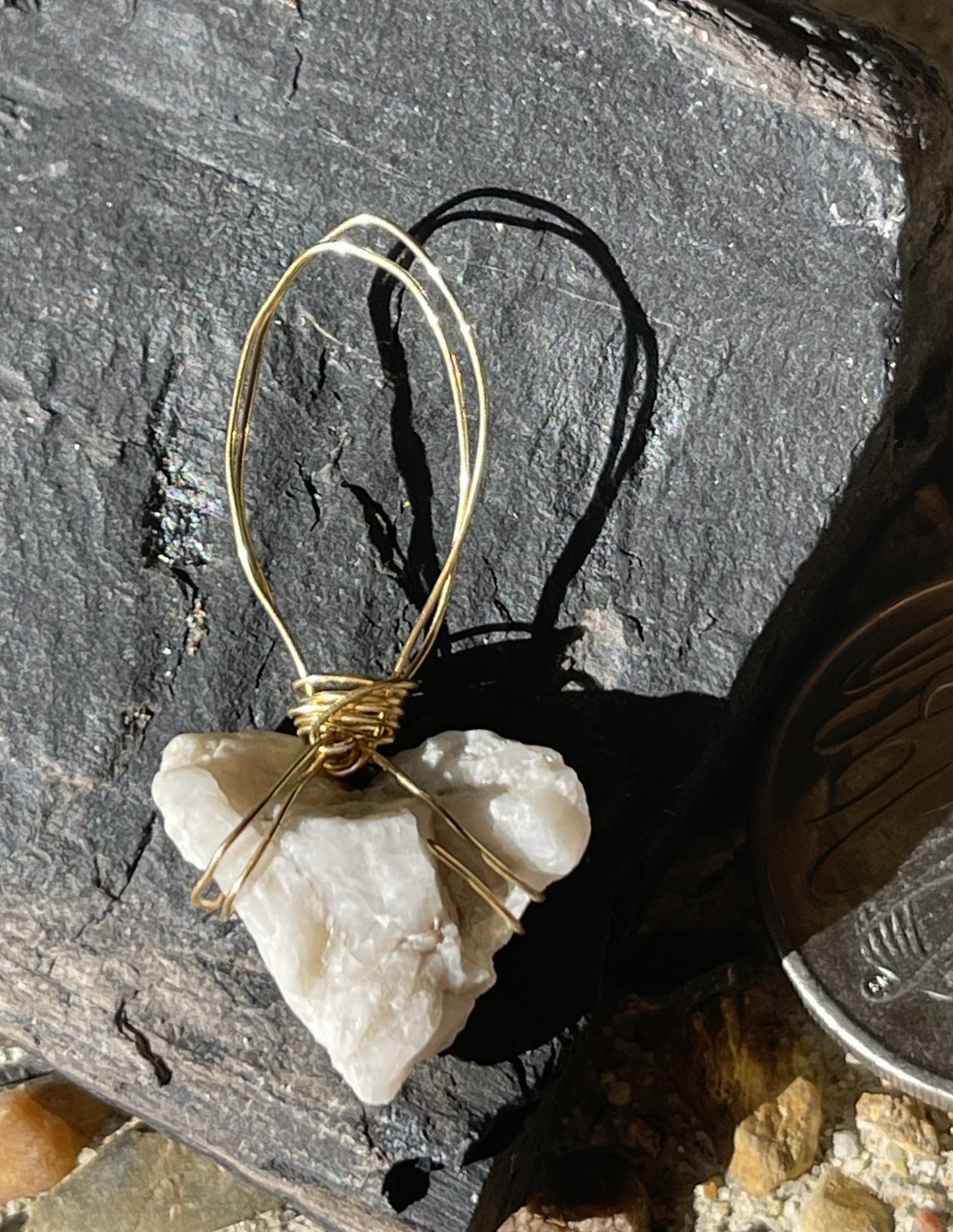 Light Grey Loveheart Pendant – A Subtle Statement of Connection