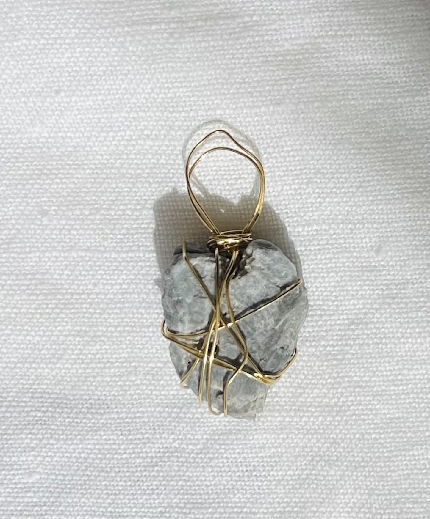 Natural Loveheart Textured Pendant