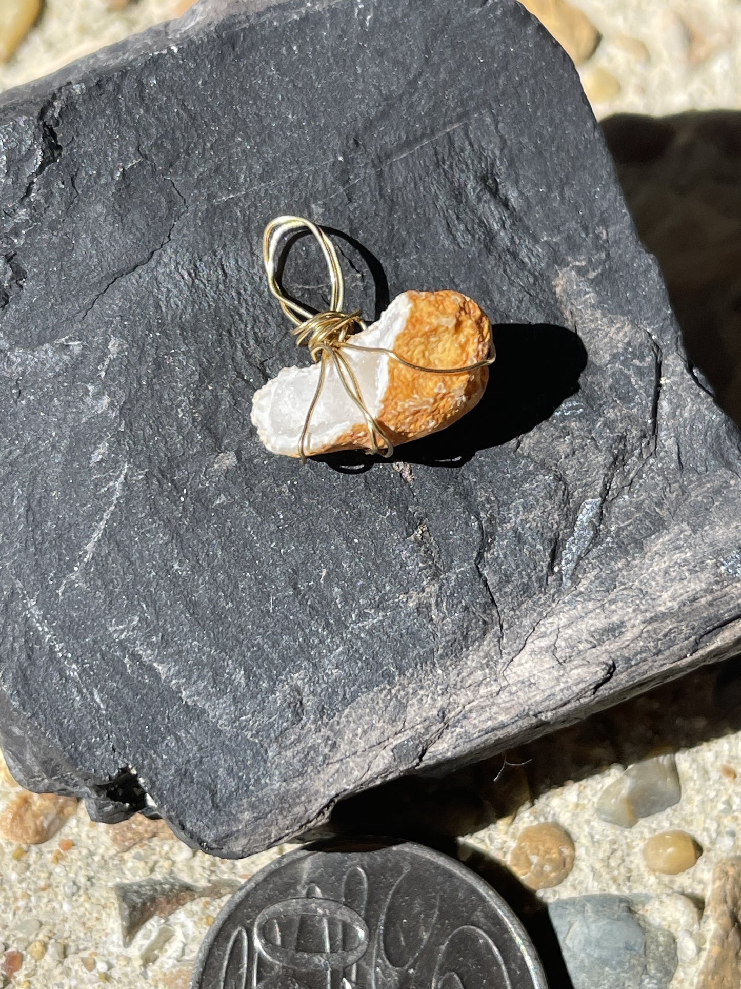 Coastal Quartz Pendant