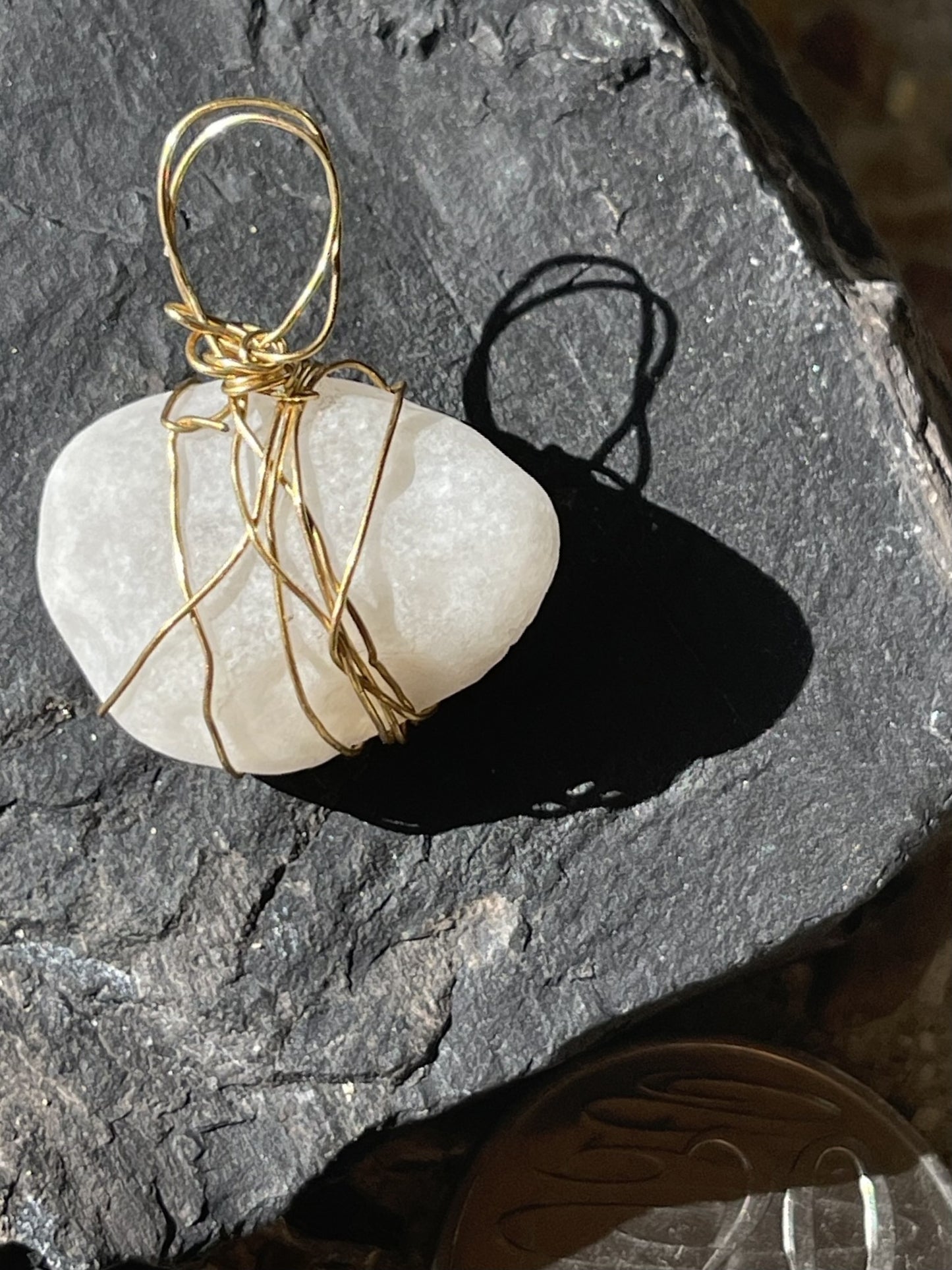 Circular Patterns Oval Pendant – A Study in Nature’s Mysteries