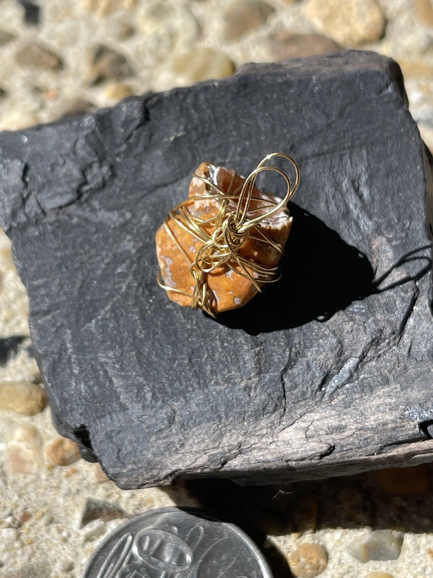 Fuchsia Tide Geode Pendant – A Rare Coastal Wonder