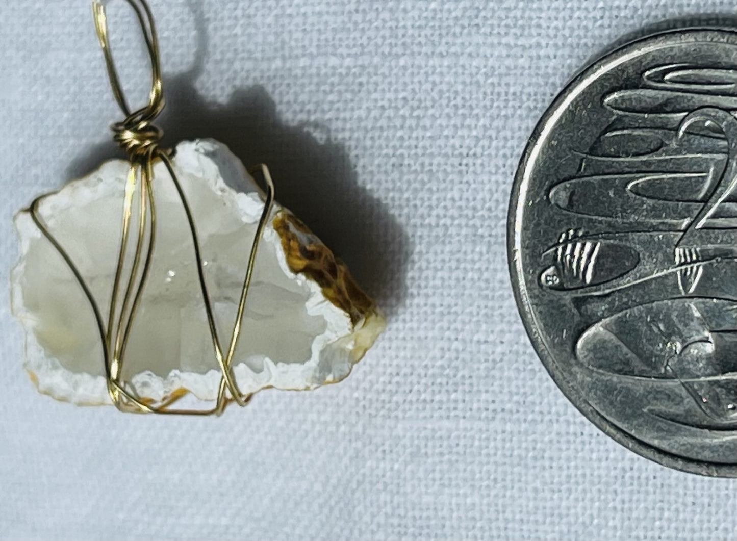 Pure Clear Agate Honey Rock