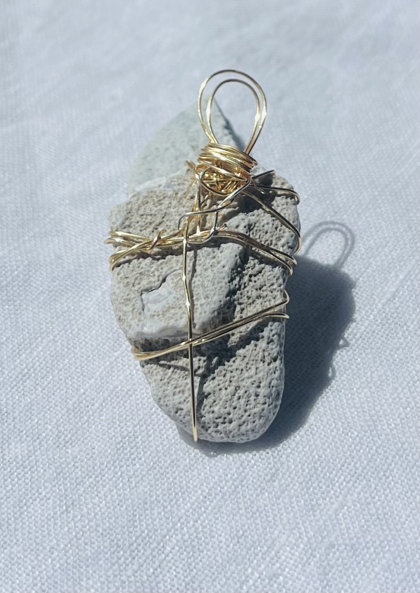 Navy and Grey Wonder Pendant – A Fusion of Depth and Elegance