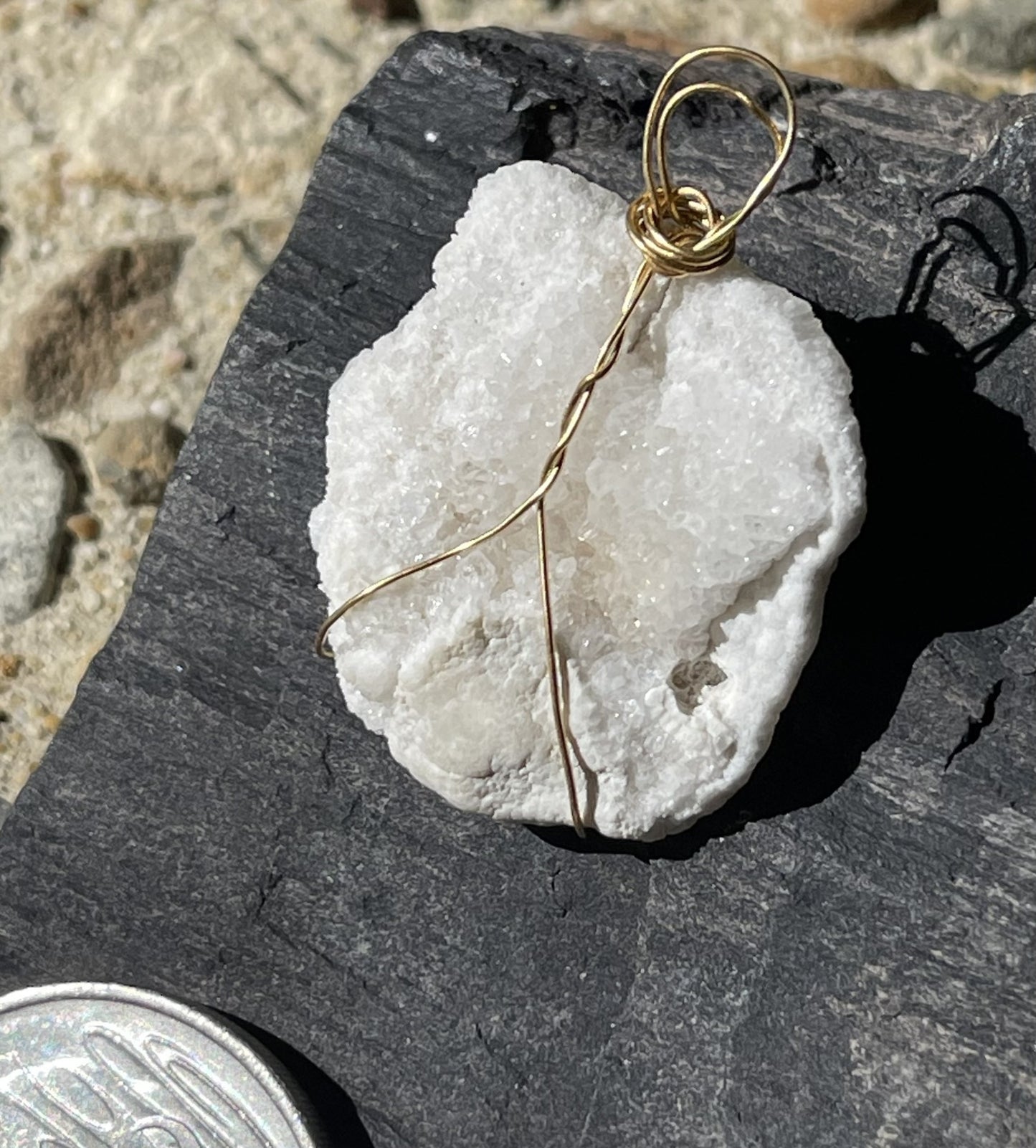 Peace-Full Sparkle Pendant – Stylish Tranquility