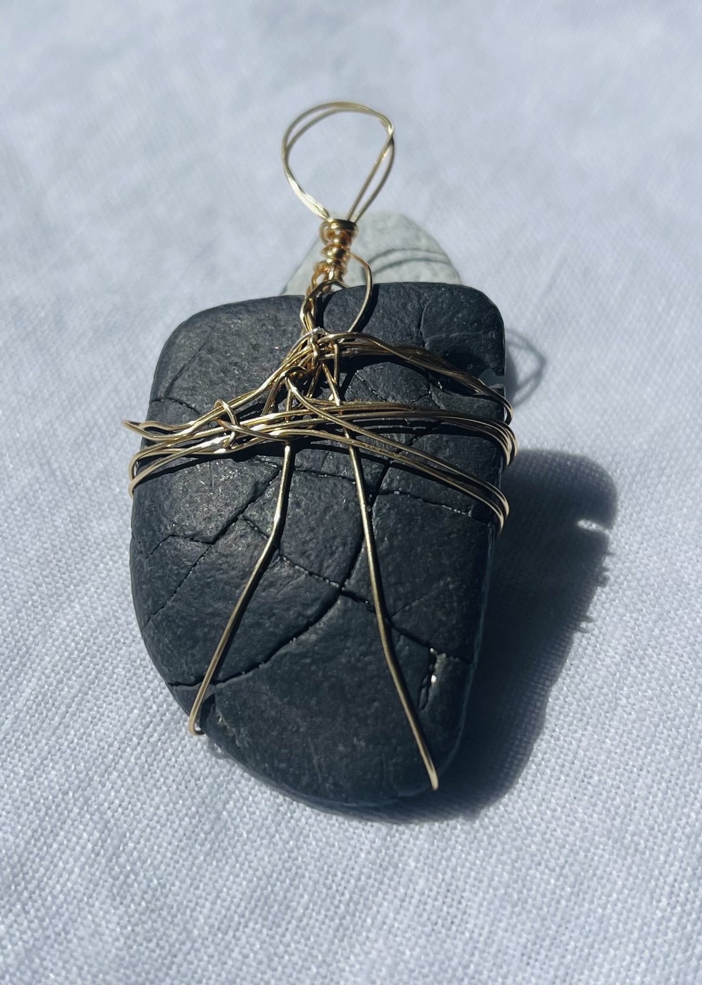 Shield & Markings Pendant – Bold and Distinctive