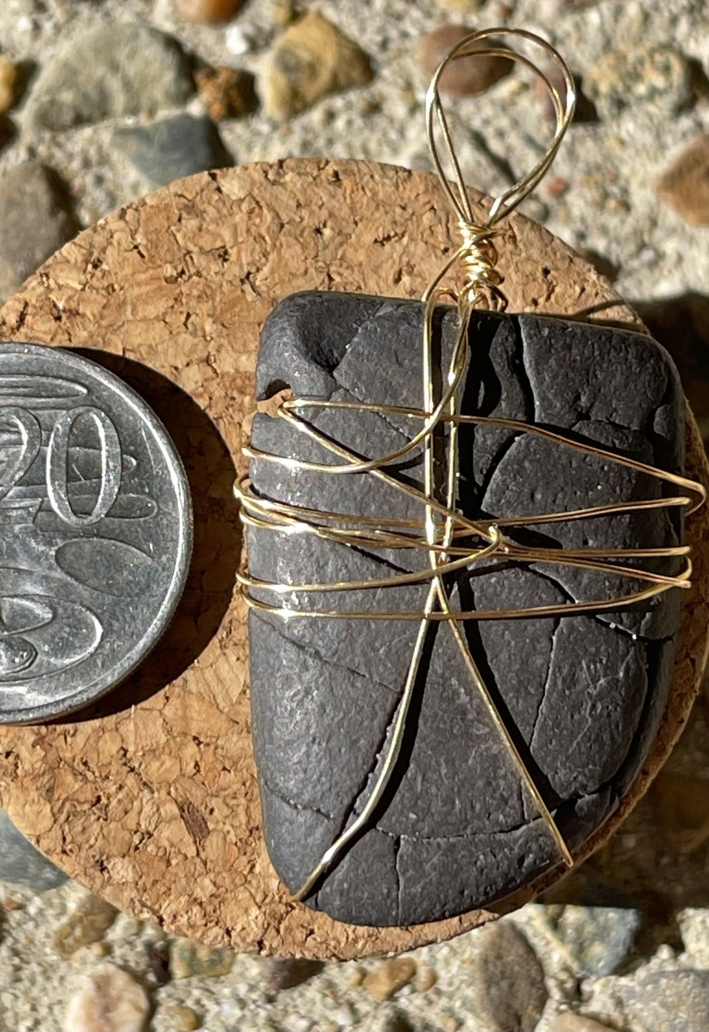 Shield & Markings Pendant – Bold and Distinctive