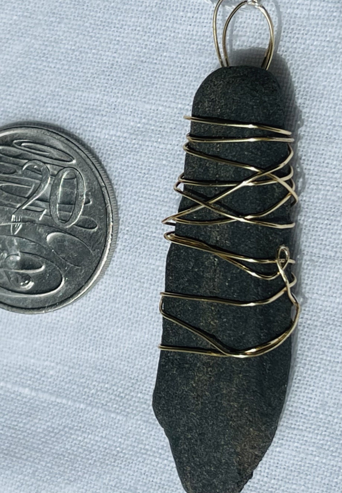 Bold Black Charcoal Pendant