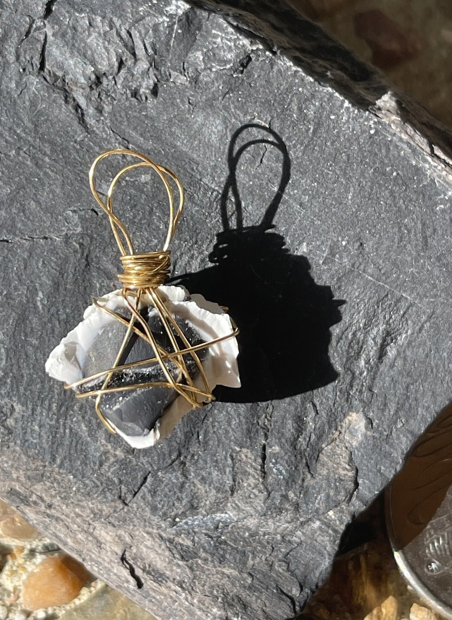 Navy Sparkle Pendant – A Dazzling Masterpiece