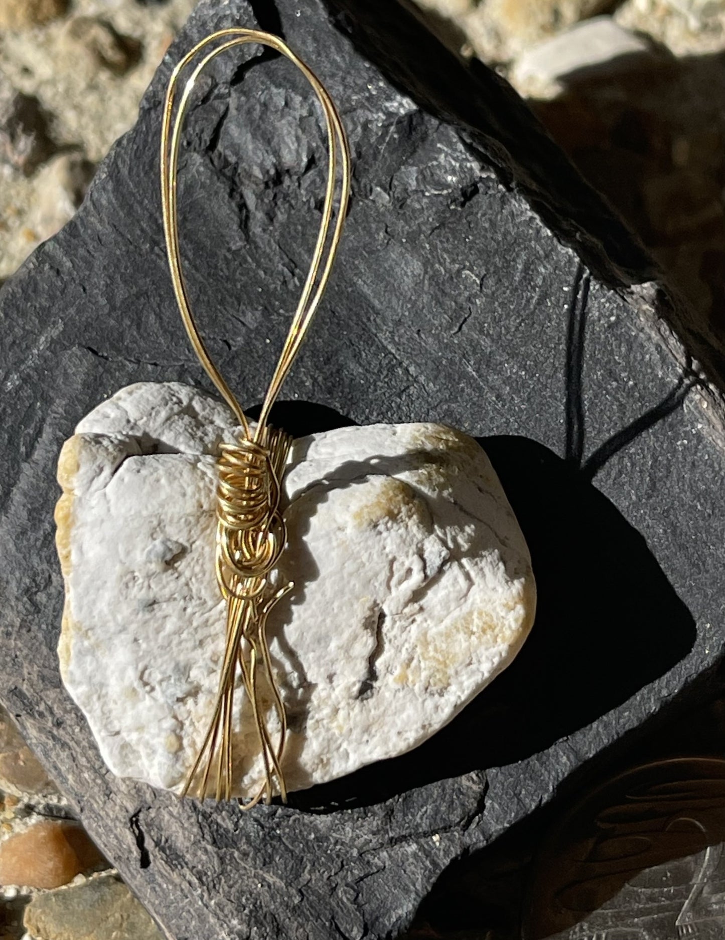 Light Grey Bold Loveheart Pendant – A Subtle Symbol of Love