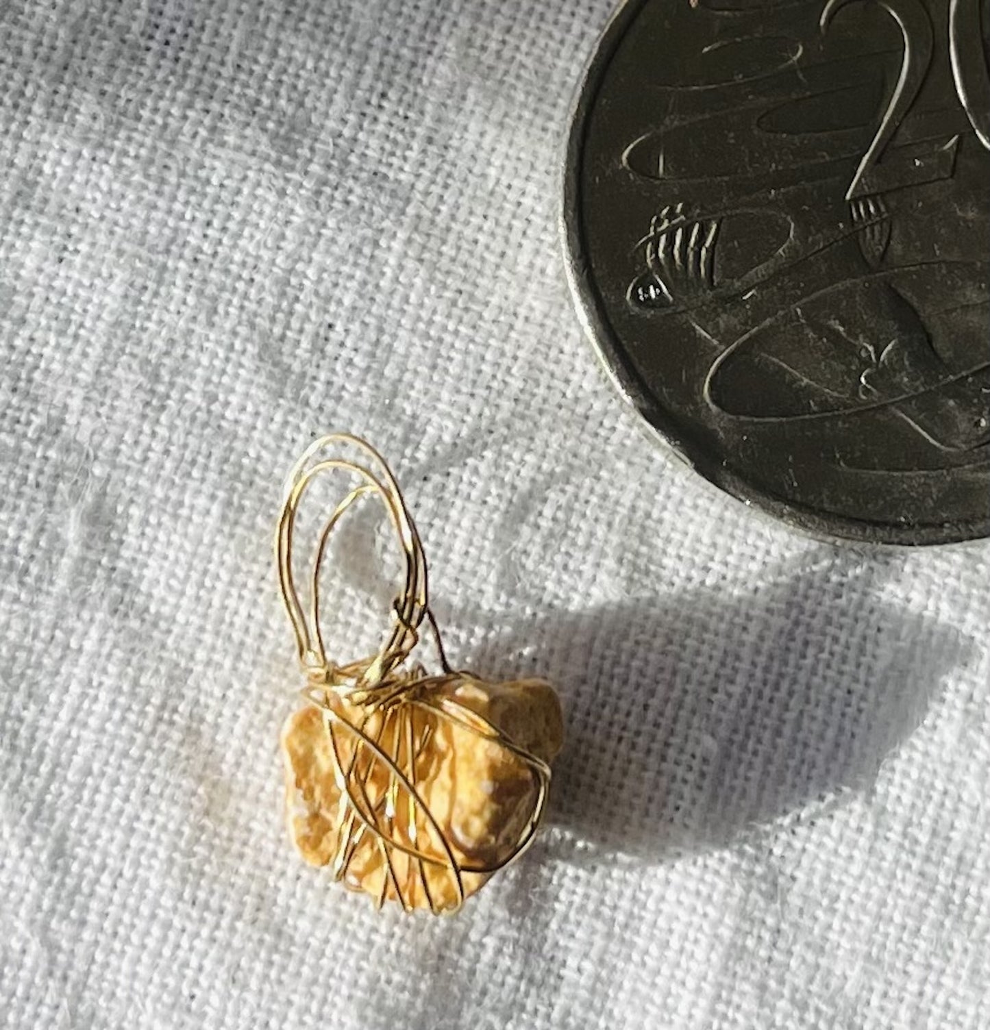 Golden Cave Geode Trinket – Small And Mesmerising