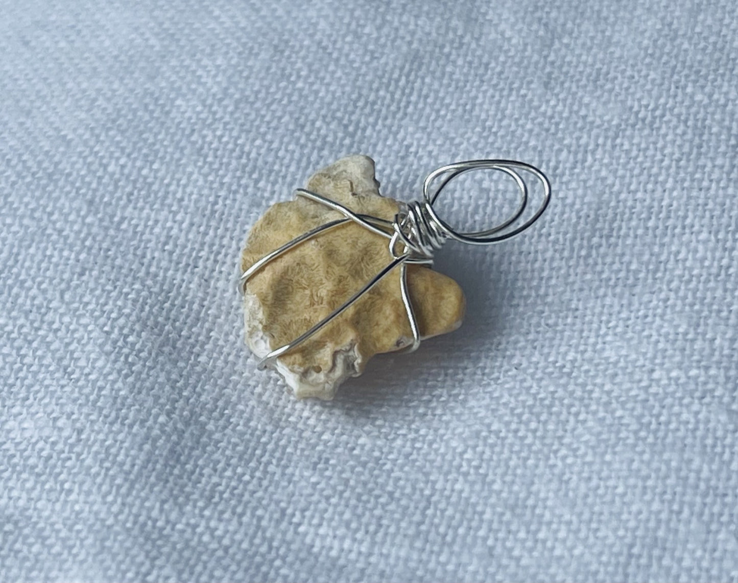 Golden Vein Geode Charm
