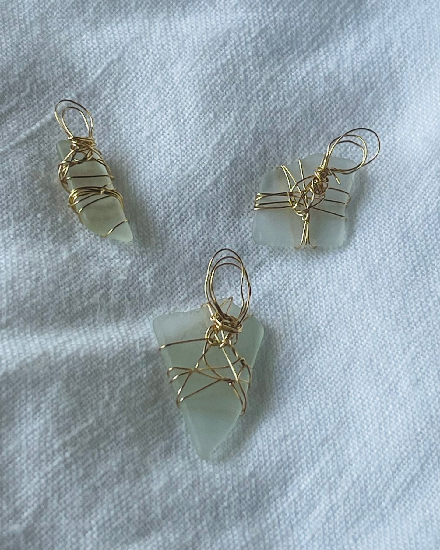 Tranclucent Sea Glass Pendant Set – Stylish and Strong