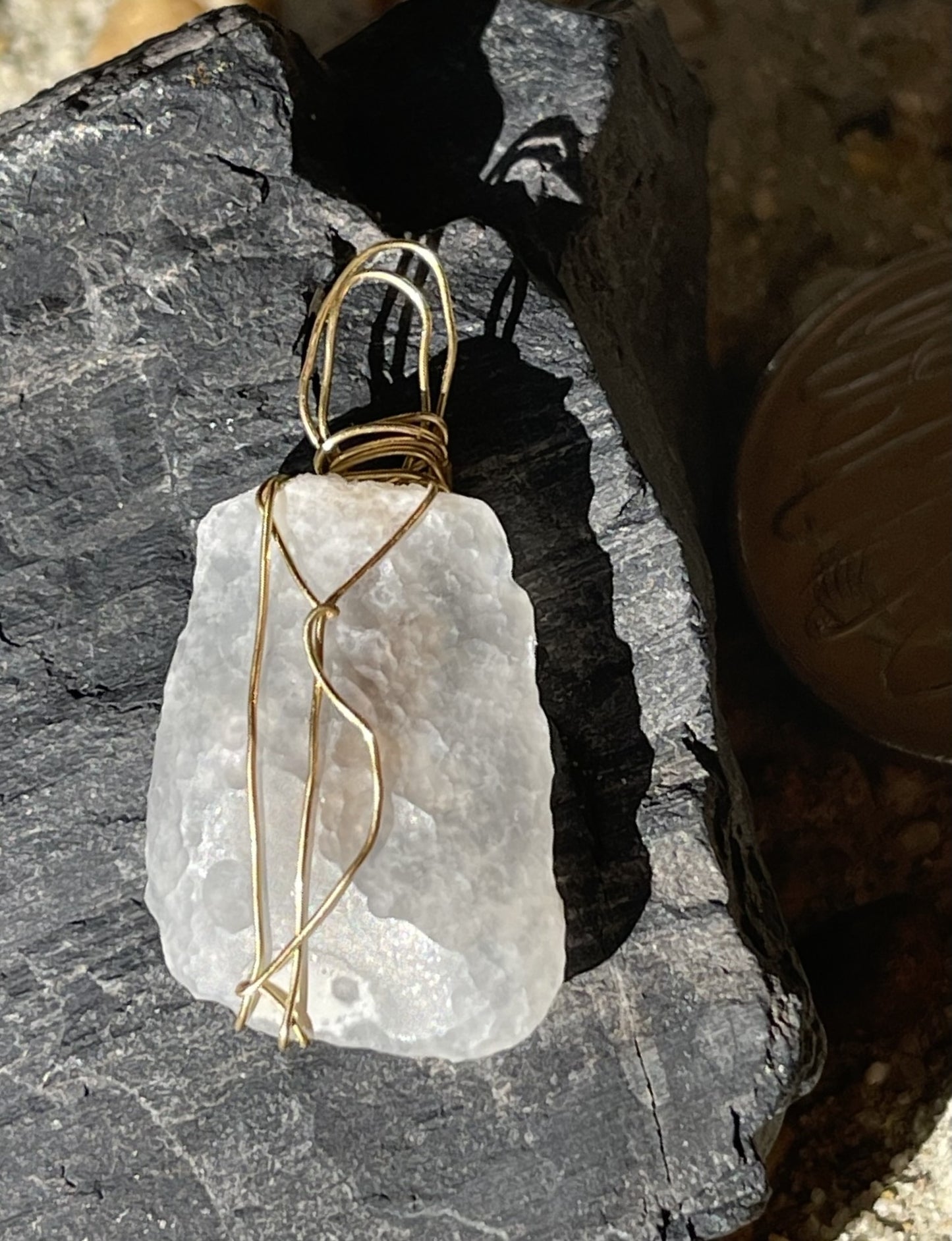 Cosmic Translucent Pendant – A Window to the Unknown